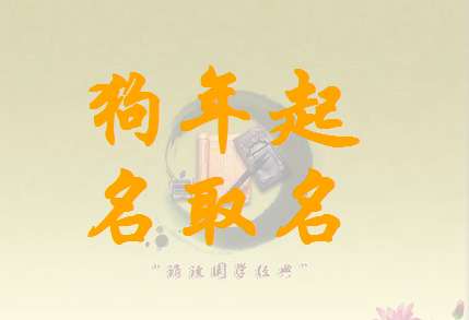 冉姓属狗宝宝起名