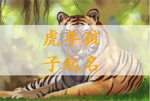 属虎伍姓宝宝起名大全