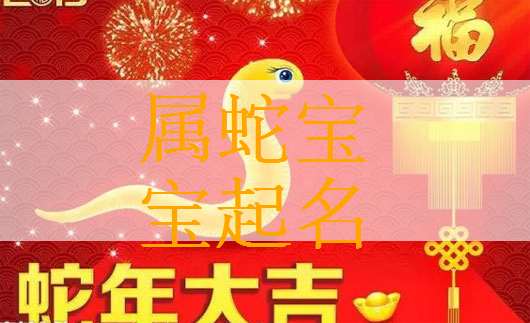 属蛇宝宝起名大全