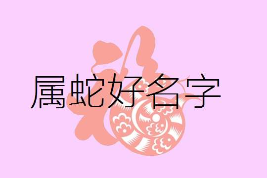 属蛇龙姓宝宝起名大全
